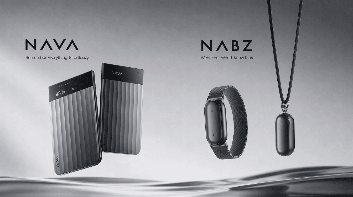 Concept family showing Nava with planned Nabz wearable forms